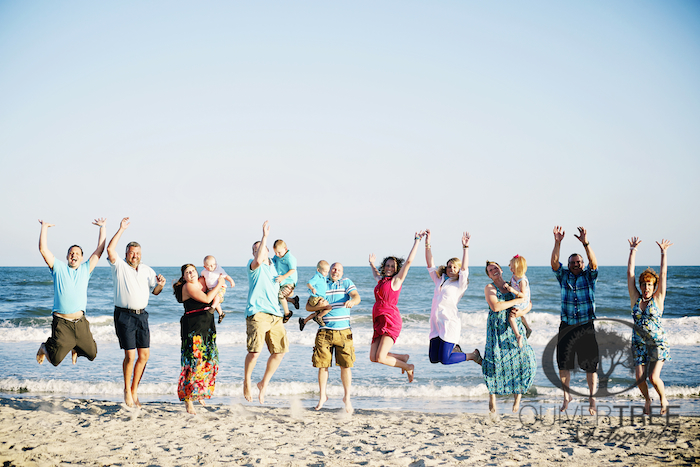 On the Beach :: Emerald Isle, NC Family Photo Session